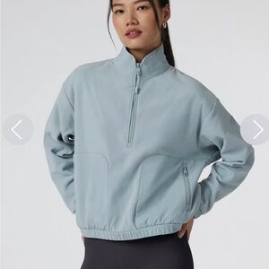 Vuori Aspen Half Zip (Chalk Blue)